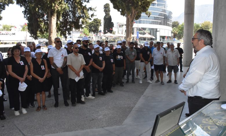 Girne Belediyesi’nde Celal Özbekoğlu için tören düzenlendi