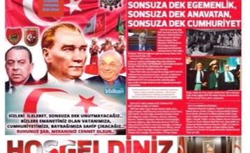 Volkan gazetesi 25. yayın yılına girdi